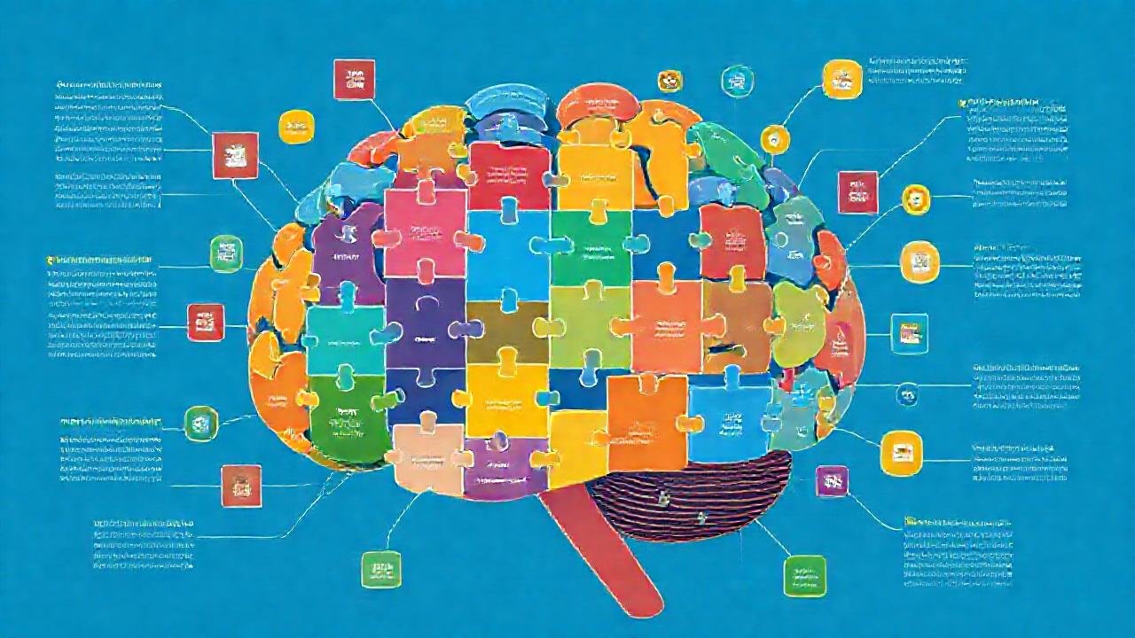 El cerebro se aprende a través de bloques visuales