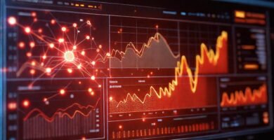 Un panel digital analiza datos visualmente