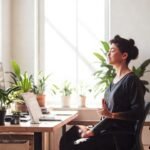 Un espacio de trabajo sereno y tranquilo