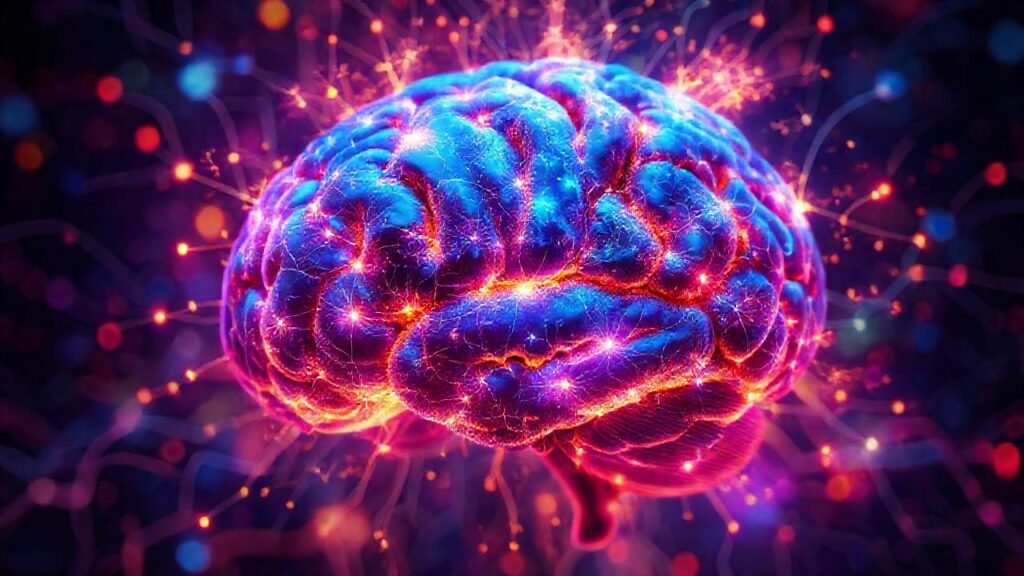 El cerebro explota en conocimiento brillante