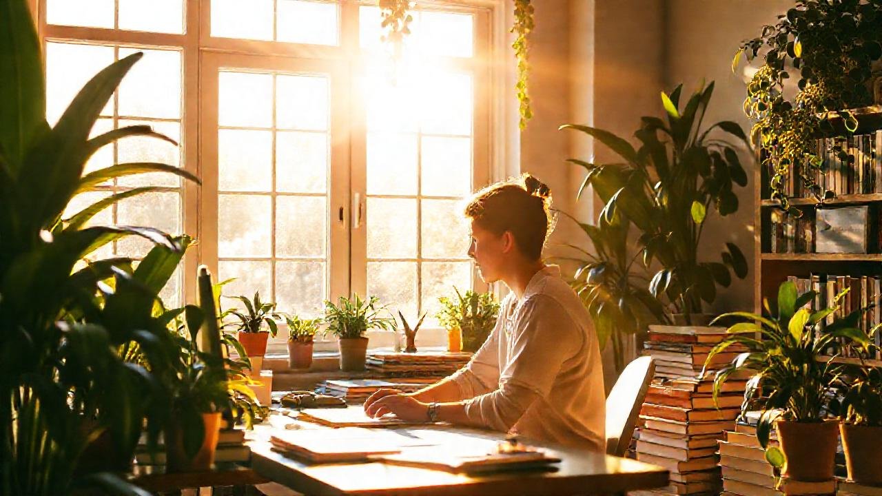 Un ambiente creativo y luminoso inspira