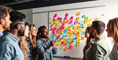 Un grupo diverso genera ideas creativas