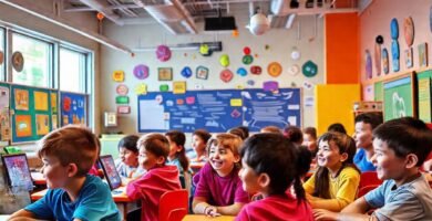 Un aula vibrante fomenta el aprendizaje activo