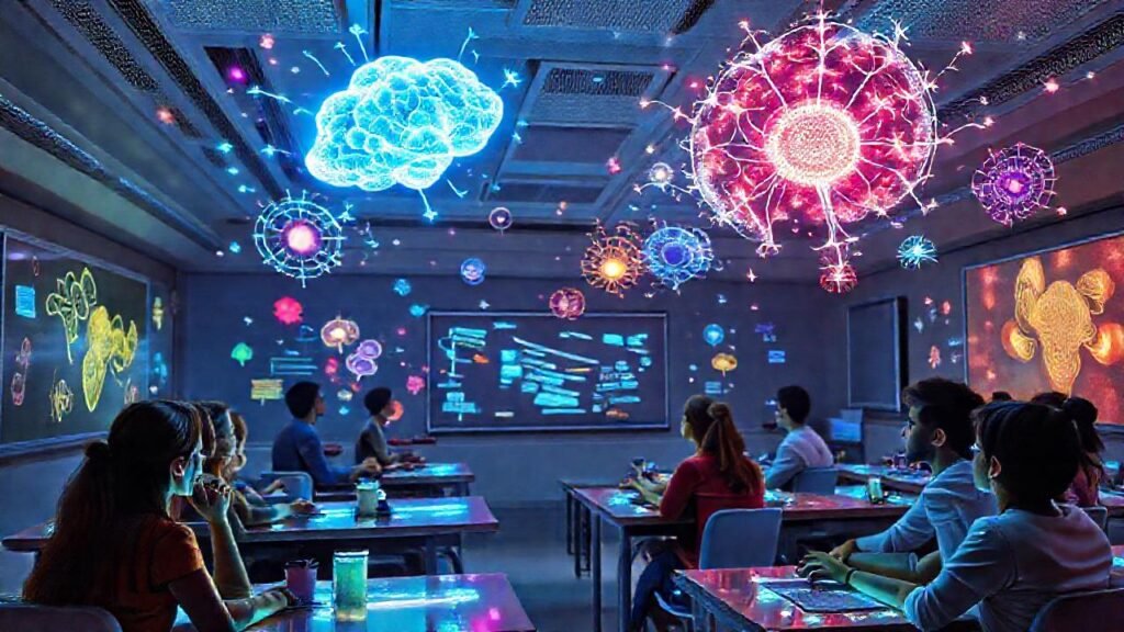 Aula futurista inspira aprendizaje diverso y brillante