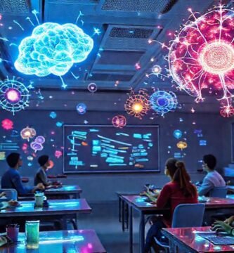 Aula futurista inspira aprendizaje diverso y brillante