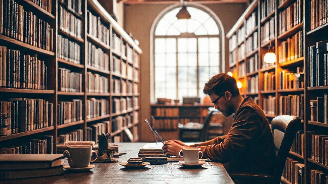 Una biblioteca tranquila inspira creatividad