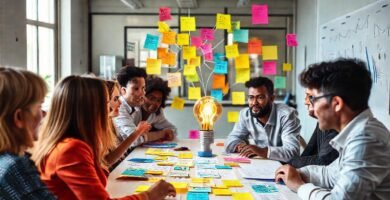 El equipo generó ideas innovadoras exitosamente