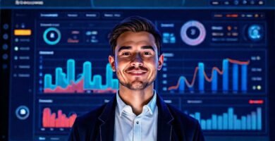 Un panel digital muestra progreso positivo