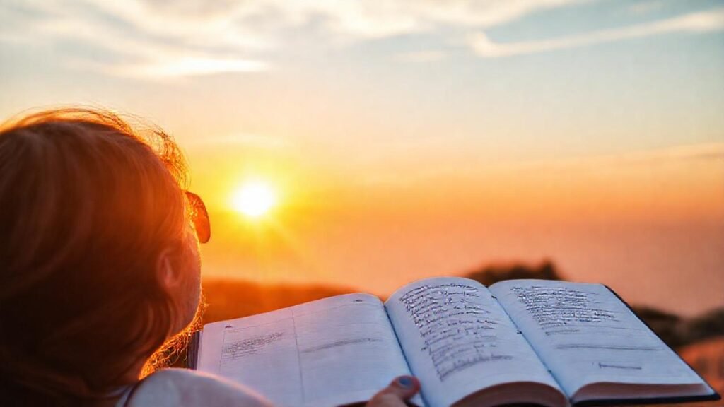 Una mujer enérgica inicia un día inspirador