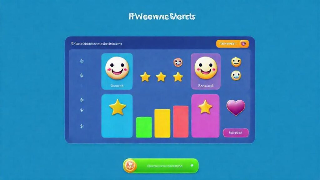 Sistema de recompensas lúdico motiva visualmente