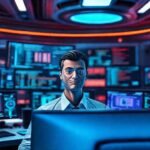 Oficina futurista: productividad y calma digital