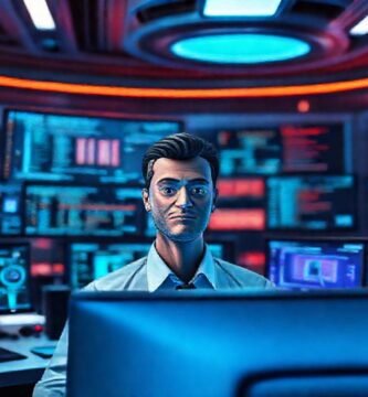 Oficina futurista: productividad y calma digital
