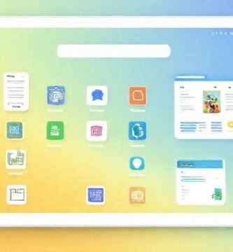 Tableta digital organizada