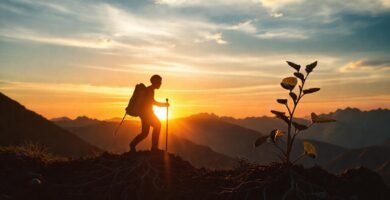 La vida florece con determinación y esperanza