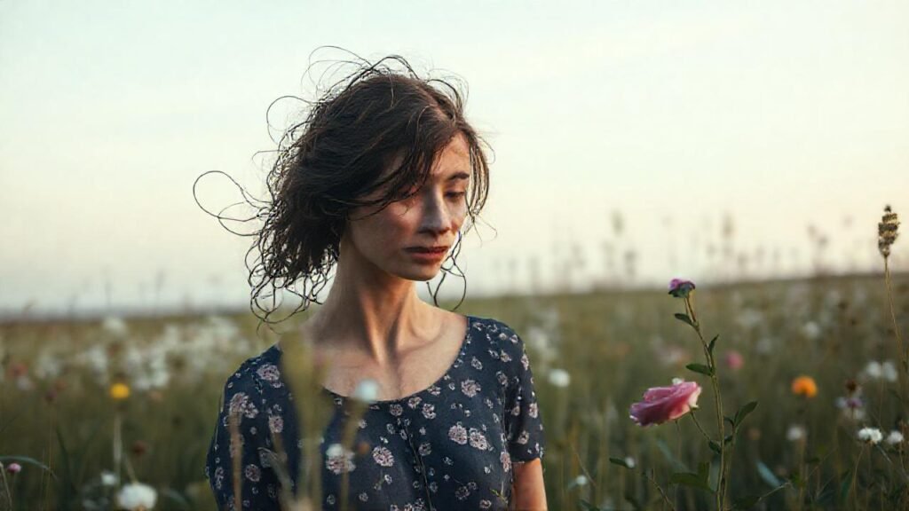Mujer encuentra paz en la calma
