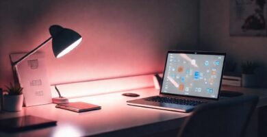 Un escritorio minimalista promueve la productividad tranquila