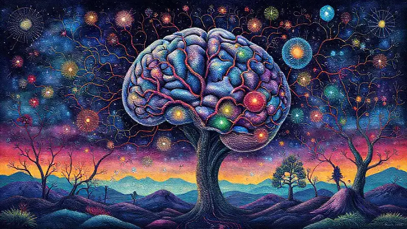El cerebro crea memorias visuales y coloridas