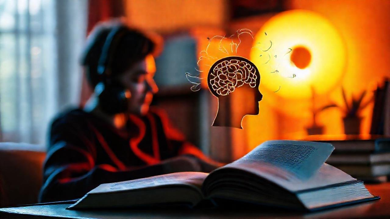 Estudio acogedor: aprendizaje enfocado y silencioso