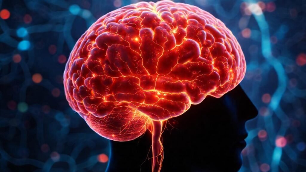 Mente consciente irradia luz neuronal
