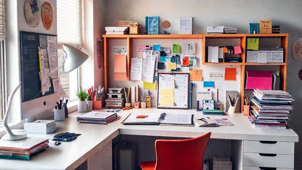 Un escritorio moderno fomenta la creatividad ordenada