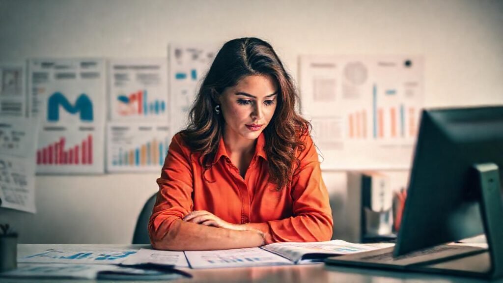 Mujer productiva inspira en su espacio