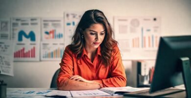 Mujer productiva inspira en su espacio