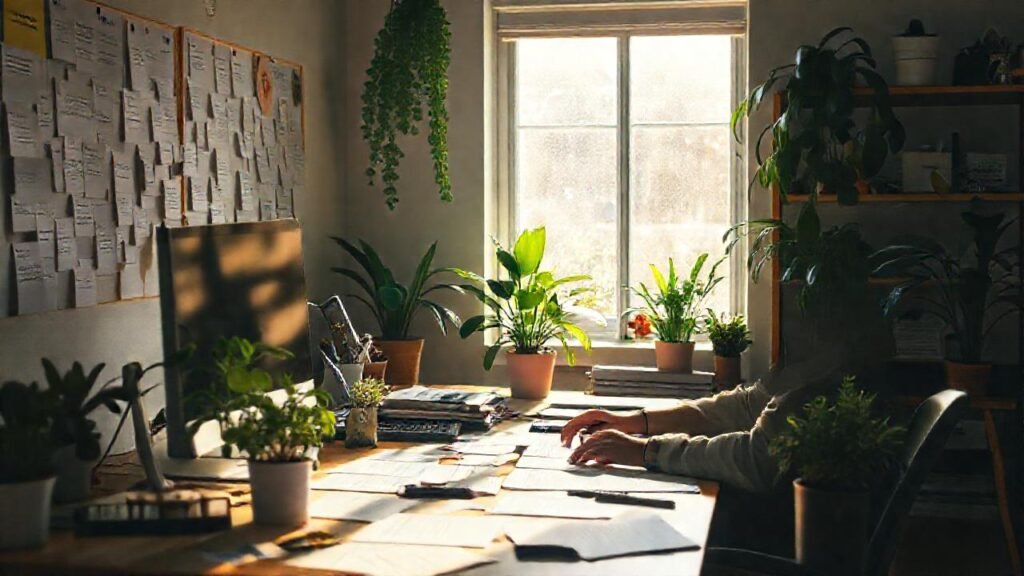 Un ambiente tranquilo y creativo fomenta la productividad