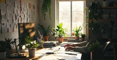 Un ambiente tranquilo y creativo fomenta la productividad