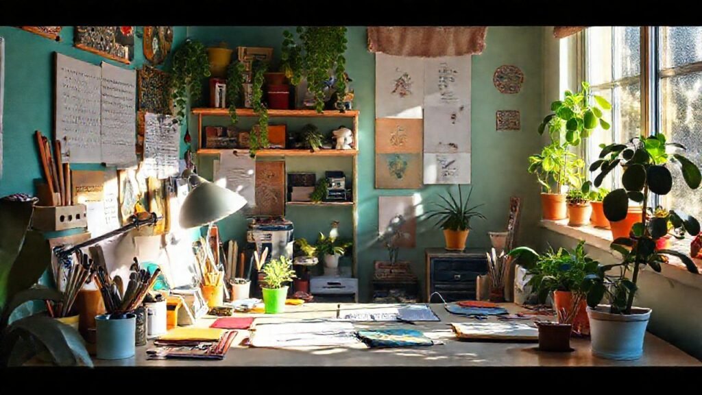 Un espacio creativo y luminoso inspira