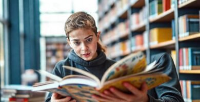 Libros coloridos evocan una lectura dinámica