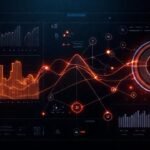 Visualización de datos futurista y elegante