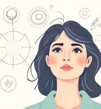 Mujer consciente: productividad visualmente serena