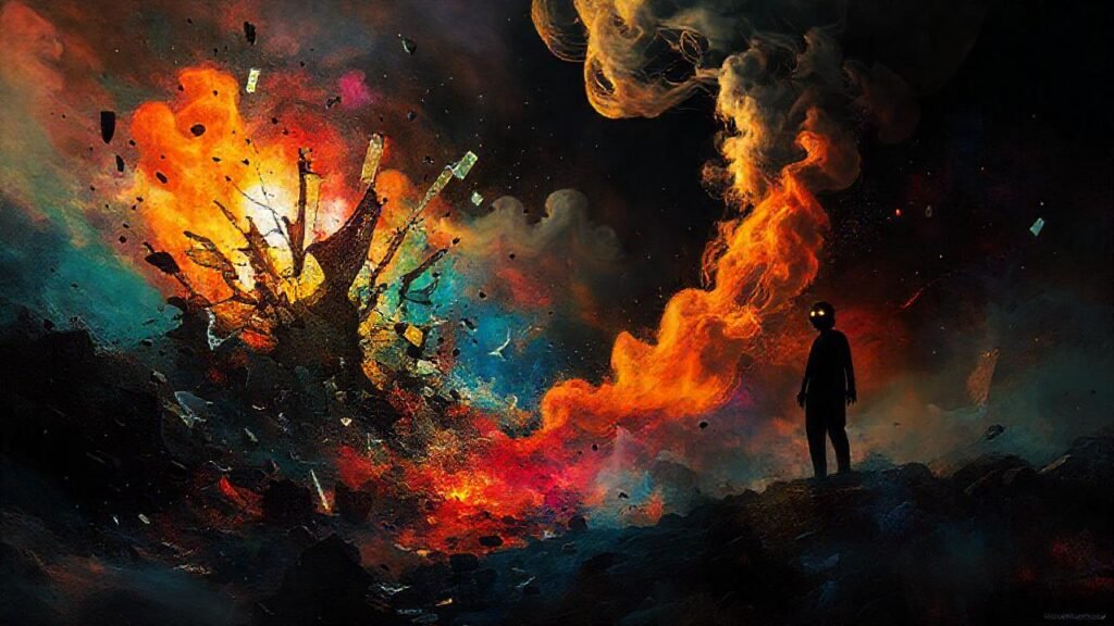 Una figura resuelta emerge en caos