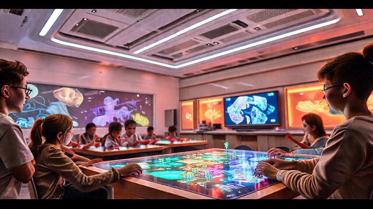 Aula futurista: aprendizaje digital y colaborativo